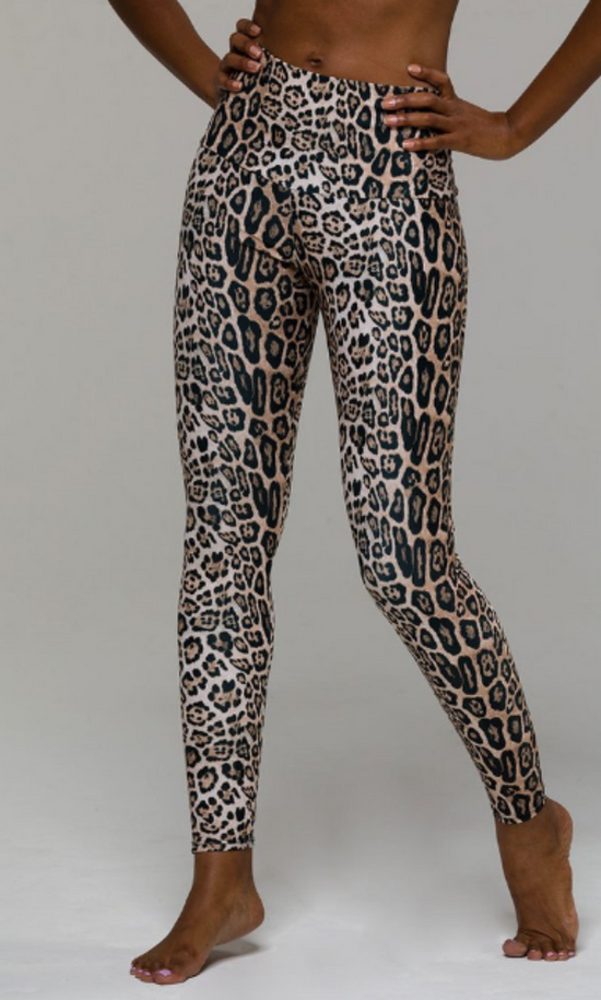 Image Title Onzie High Rise Legging - Leopard